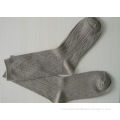 Cotton Plain Mens Wool Socks , Business Men's Black / Brown Socks